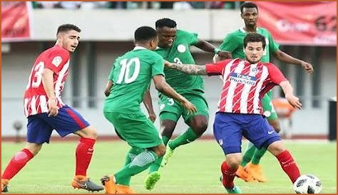 Watch highlights of Super Eagles of Nigeria vs Atletico Madrid (video)